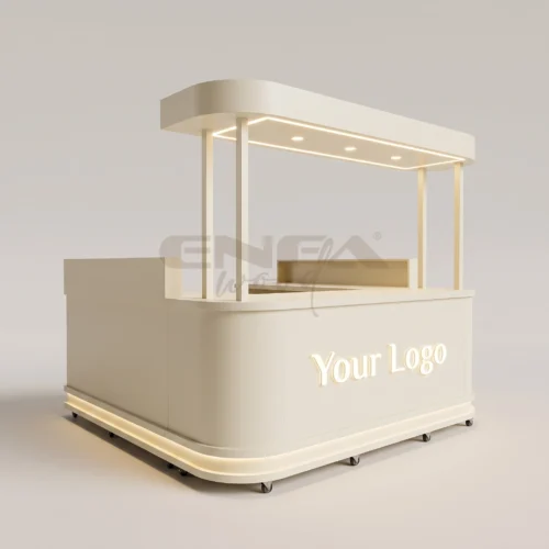 Krem U Formlu Baristalı Kahve Kiosku