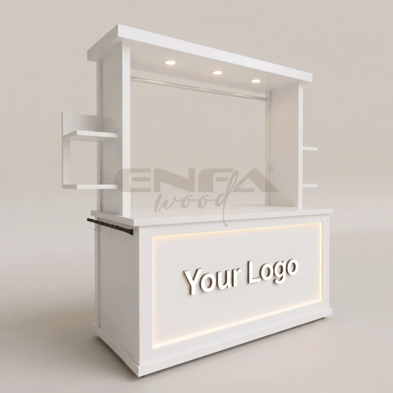 Askılıklı Butik Giyim Satış Standı - ENF-037 Askılıklı Butik Giyim Satış Standı