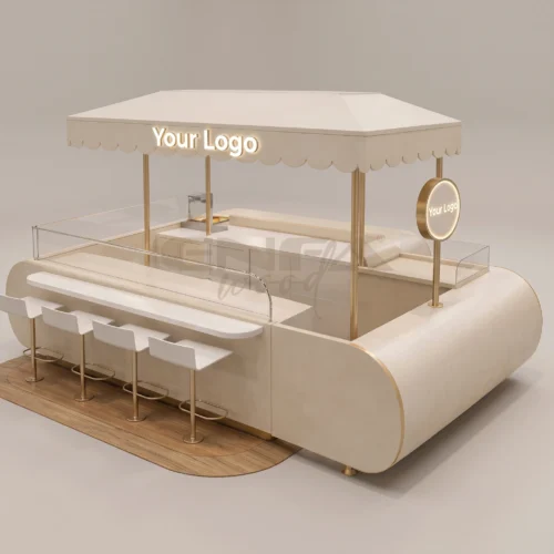 Bar Taburlu Geniş Fuar ve Kafe Standı - ENF-091 Bar Taburlu Geniş Fuar ve Kafe Standı
